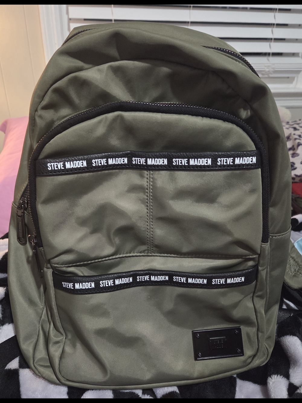 Steve Madden Olive Green Backpack